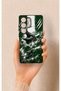 Samsung S25 Ultra Compatible Green Crocodile-Themed Patterned Silicone Case