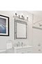 Rectangular Wall Mirror Crystal Crush Diamond Mirror for Home Décor Accent Mirror for Bathroom, Entr - 3