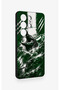 Samsung S26 Ultra Compatible Green Crocodile-Themed Patterned Silicone Case. - 3