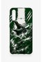Samsung A50 Compatible Green Crocodile-Themed Patterned Silicone Case - 2