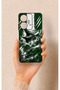 Realme C55 Compatible Green Crocodile-Themed Patterned Silicone Case