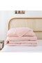 Oversized Queen Comforter Blush, 3pcs (1 Comforter & 2 Pillowcases) Lightweight Oversized Queen Comf - 8