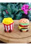 Hamburger and Fries 2-Piece Salt and Pepper Shaker Set - 8