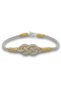 Silver Gold Gilded Knot Kazaziye Women's Bracelet