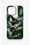Green Crocodile-Themed Patterned Silicone Case Compatible with iPhone 16 Pro Max. - 2