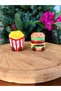 Hamburger and Fries 2-Piece Salt and Pepper Shaker Set - 7