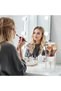 2 Pack Automatic Lifting Makeup Brush Holder Organizer with Lid – Clear 4-Compartment Dustproof & Wa - 4