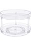 Clear 2-Tier Lazy Susan Turntable Organiser, 30.5 cm