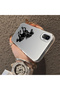 iPhone XR-Compatible Silicone Hard-Edge Back Case with Patterned "Lovers" Design Phone Case - 4