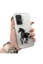 Poco F7 5G-Compatible Silicone Hard-Edge Back Case with Patterned Design for Couples