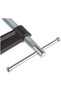 BESSIE DROP FORGED C-CLAMP, 4" - BLACK & SILVER - 3