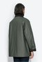 Velvet-Collar Coat with Metal Buckles - 6