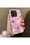 Redmi Note 14 4G-Compatible Silicone Hard-Edge Back Case with Strawberry Pattern—Cute Couple Phone Case - 3