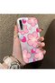 Samsung Galaxy A50 Compatible Silicone Hard-Edge Back Case with Strawberry Pattern—Romantic Couple Phone Case - 3