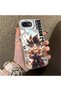 iPhone 17e-Compatible Silicone Hard-Edge Back Case with Dragon Ball Design—Couple's Phone Case - 3