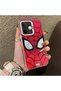 OPPO A5 Pro 5G Compatible Silicone Hard-Edge Back Case with Spider-Man Design—Romantic Couple Phone Case - 3