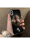 iPhone X-Compatible Silicone Hard-Edge Back Case with Wukong Design—Romantic Couple Phone Case - 3