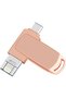 محرك أقراص مزدوج بسعة 2 تيرابايت، وحدات تخزين فلاش USB، ذاكرة تخزين خارجية للصور، متوافق مع W