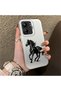 Poco C65 Compatible Silicone Hard-Edge Back Case with Patterned "Loving Couple" Phone Case - 3