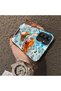 Samsung Galaxy A14 Compatible Silicone Edge-to-Edge Hard Back Case with Nami Pattern—Romantic Couple Phone Case - 4