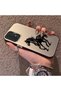 Samsung Galaxy A13 Compatible Silicone Hard-Edge Back Case with Patterned "Lovers" Phone Case - 2