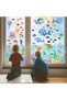 134PCS Under The Sea Window Clings, Double Sided Ocean Animals Static Decal - 8