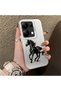 Poco M6 Pro 4G-Compatible Silicone Hard-Edge Back Case with Patterned Design for Couples - 3