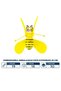 Flying bee with sensor, yellow - 2