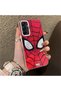Samsung Galaxy A15 Compatible Silicone Hard-Edge Back Case with Spider-Man Design—Romantic Couple Phone Case - 3