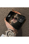 iPhone 12-Compatible Silicone Hard-Edge Back Case with Wukong Pattern—Couple's Phone Case - 4