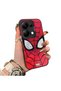 Poco M6 Pro 4G-Compatible Silicone Hard-Edge Back Case with Spider-Man Design—Romantic Couple Phone Case