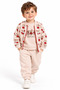 Unisex Baby 3-Piece Set with Teddy Bear Print and Zipper - 4