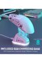 فأرة ألعاب لاسلكية خفيفة الوزن X11 مع قاعدة شحن RGB، ثلاثية الوضع - 2.4G/USB-C سلكية/ - 3