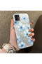 Samsung Galaxy A03 Compatible Silicone Hard-Edge Back Case with Floral Print—Romantic Couple Phone Case - 3