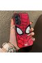 Samsung Galaxy A34 Compatible Silicone Hard-Edge Back Case with Spider-Man Design—Romantic Couple Phone Case - 3