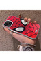 iPhone 14 Plus Compatible Silicone Hard-Edge Back Case with Spider-Man Design—Couple's Phone Case - 2