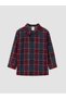Quality Pieces from Çelebi Store: Checkered Embroidered Gabardine Baby Boy Shirt - 2