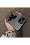 iPhone 15 Plus Compatible Silicone Hard-Edge Back Case with Patterned "Lovers" Design Phone Case - 4
