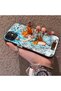 iPhone 11-Compatible Silicone Hard-Edge Back Case with Nami Pattern—Lovers' Phone Case - 2