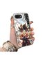iPhone 17e-Compatible Silicone Hard-Edge Back Case with Dragon Ball Design—Couple's Phone Case
