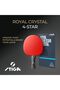 مضرب تنس الطاولة رويال 4 نجوم، أسود/أحمر - 5