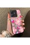 Realme Note 60 Compatible Silicone Hard-Edge Back Case with Strawberry Pattern—Cute Couple Phone Case - 3