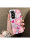 Infinix Hot 60 Pro Plus Compatible Silicone Hard-Edge Back Case with Strawberry Pattern—Couple's Phone Case - 3