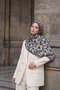Lilac Leona Patterned Crinkle Shawl - 2