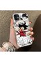 iPhone 12-Compatible Silicone Edge-Reinforced Back Case with Goku Design—Couple's Phone Case - 3