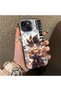 iPhone 14 Plus Compatible Silicone Hard-Edge Back Case with Dragon Ball Design—Couple's Phone Case - 3