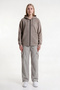 Women's Hooded 3-Thread Fleece Zippered Sweatshirt Jacket - 6