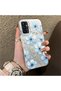 Samsung Galaxy M13 Compatible Silicone Edge-to-Edge Hard Back Case with Floral Print—Romantic Couple Phone Case - 3