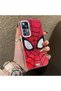Mi 12T Pro Compatible Silicone Hard-Edge Back Case with Spider-Man Design—Couple's Phone Case - 3