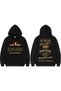 Michael Jackson Front and Back Printed 3-Ply Cotton Brushed Inside Oversized Sweatshirt
